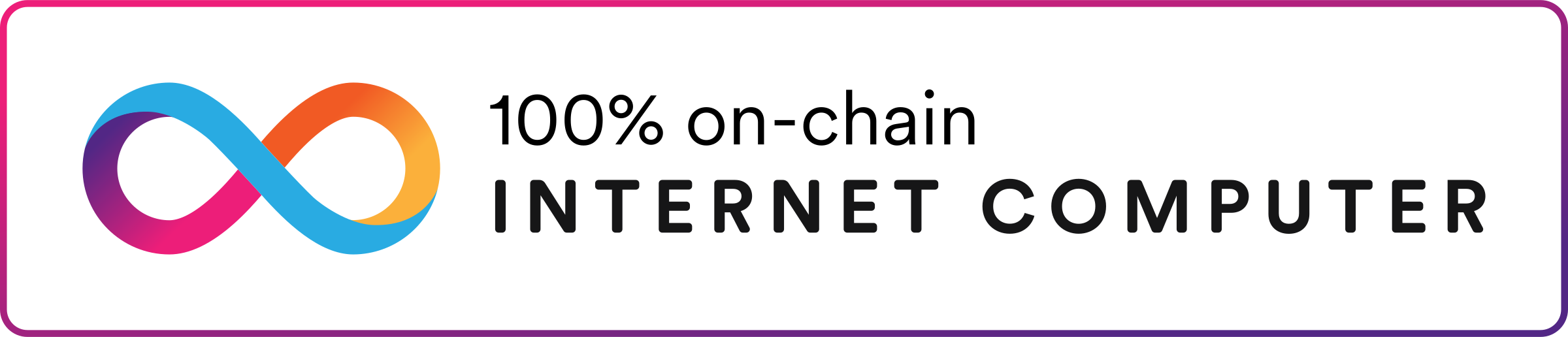 100% On Internet Computer Protocol